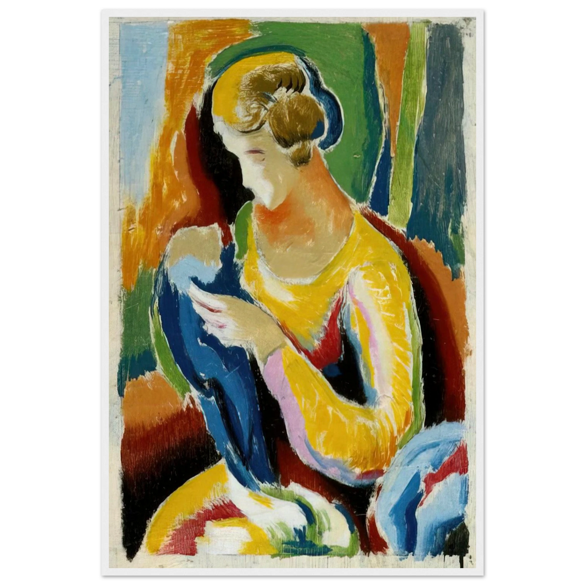 WOMAN 1920 Framed Poster | Thomas Hart Benton Framed Prints Wall Art | Thomas Hart Benton Store