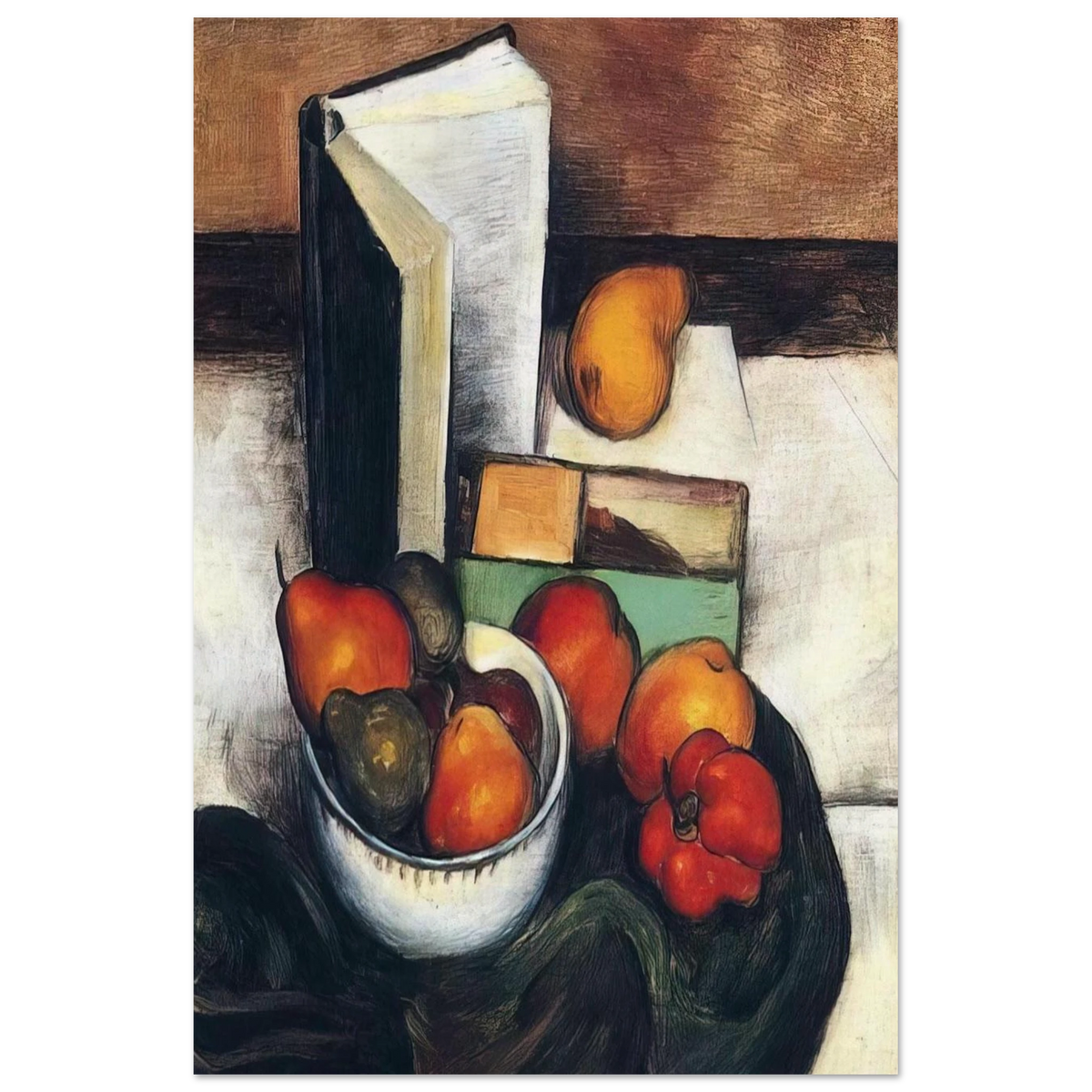 STILL LIFE WITH FRUIT AND VEGETABLES Poster | Thomas Hart Benton Poster | Thomas Hart Benton Store