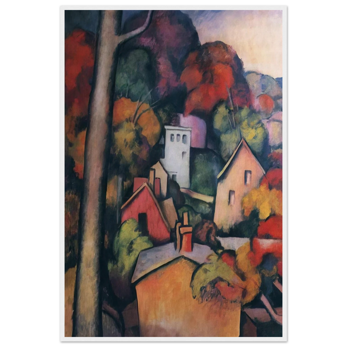 UPPER MANHATTAN Framed Poster | Thomas Hart Benton Framed Prints Wall Art | Thomas Hart Benton Store
