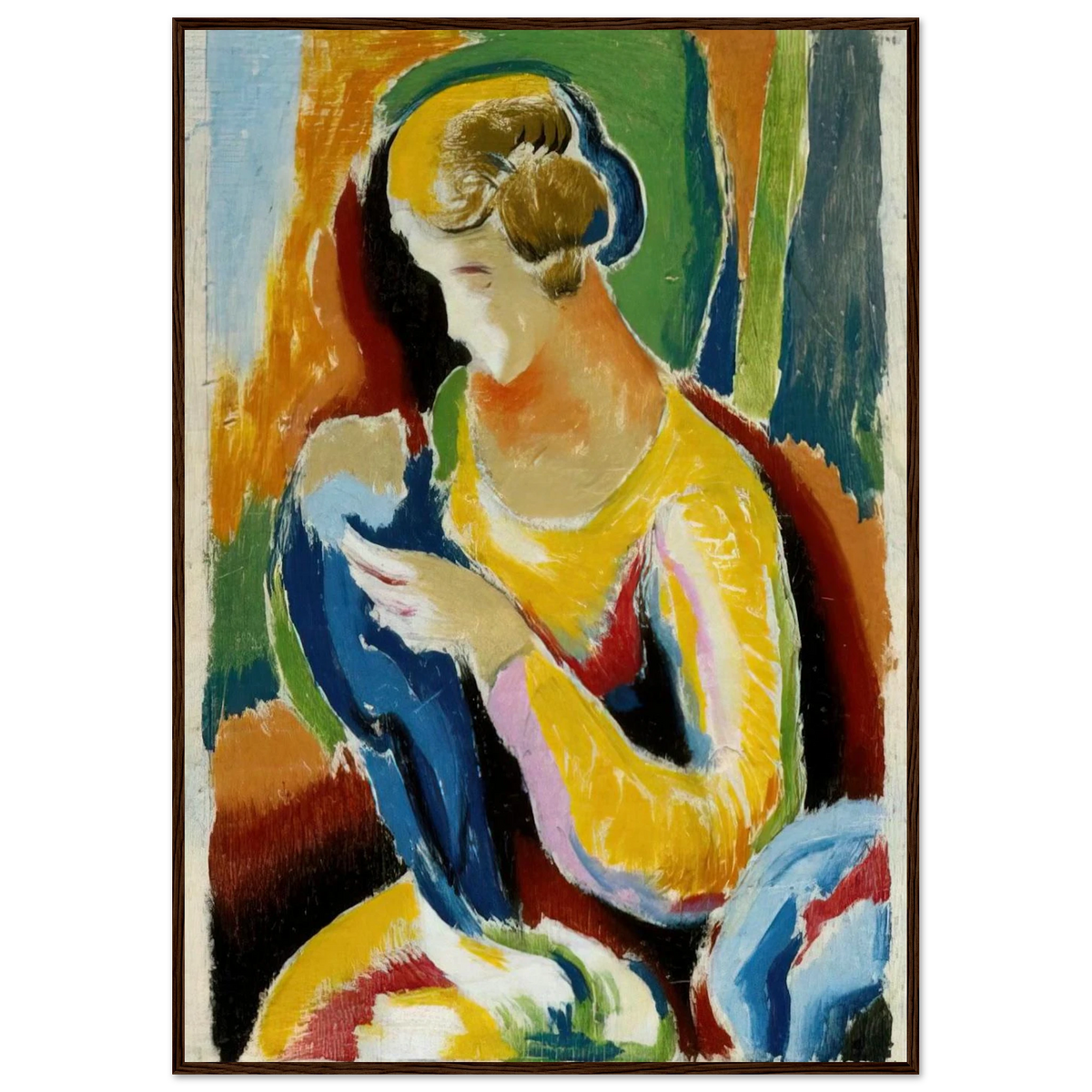 WOMAN 1920 Framed Poster | Thomas Hart Benton Framed Prints Wall Art | Thomas Hart Benton Store