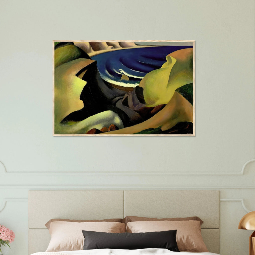 THE CLIFFS 1921 Framed Poster | Thomas Hart Benton Framed Prints Wall Art | Thomas Hart Benton Store