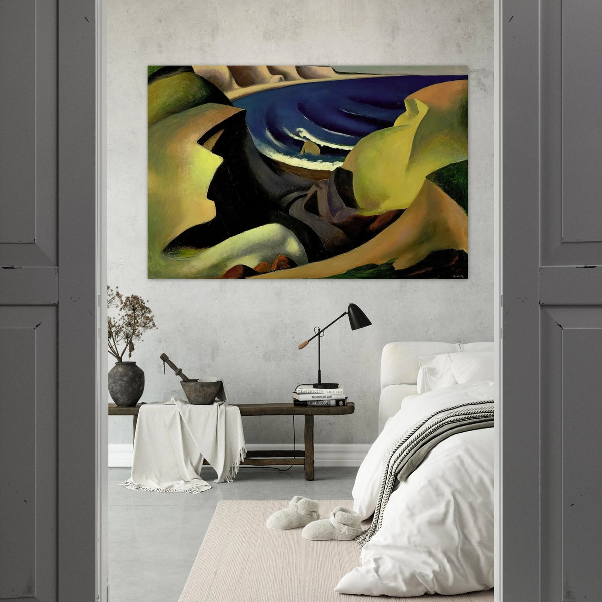 THE CLIFFS 1921 Poster | Thomas Hart Benton Poster | Thomas Hart Benton Store